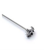 Stirring shaft with turbine